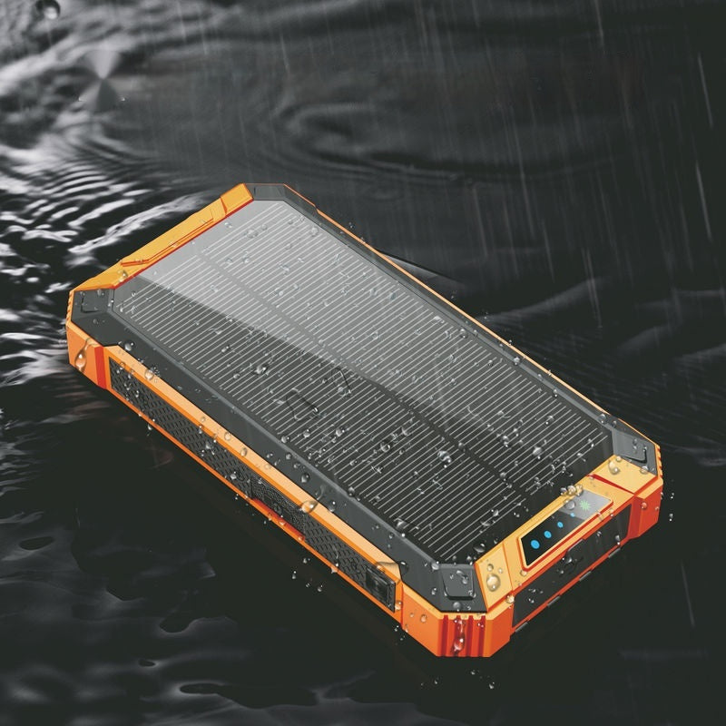 Solar Bank - Wireless Charger Solar Portable Power Source