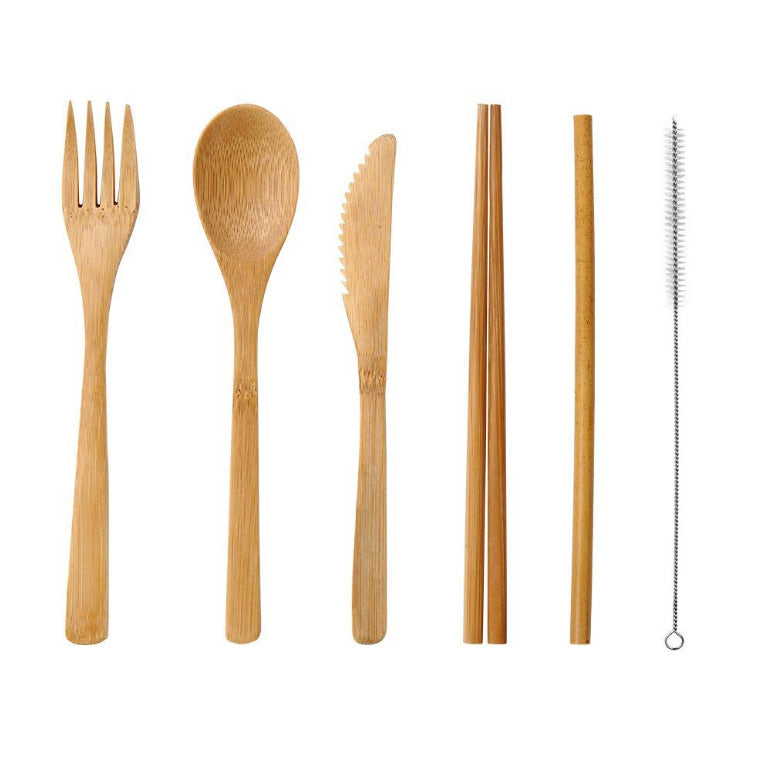 GoGreen Utensils - Reusable Bamboo Cutlery Set