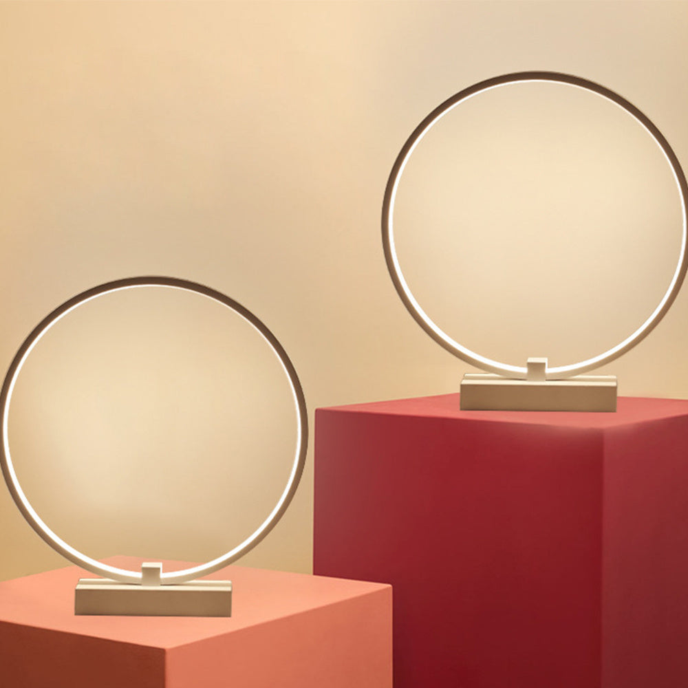 AuraCircle Lamp - Modern LED Desk Light