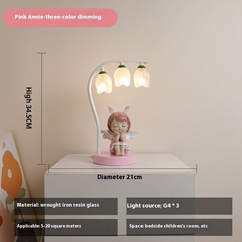 DreamLight - Angel-Themed Table Lamp