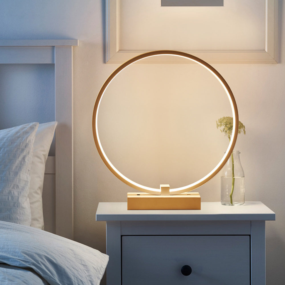AuraCircle Lamp - Modern LED Desk Light
