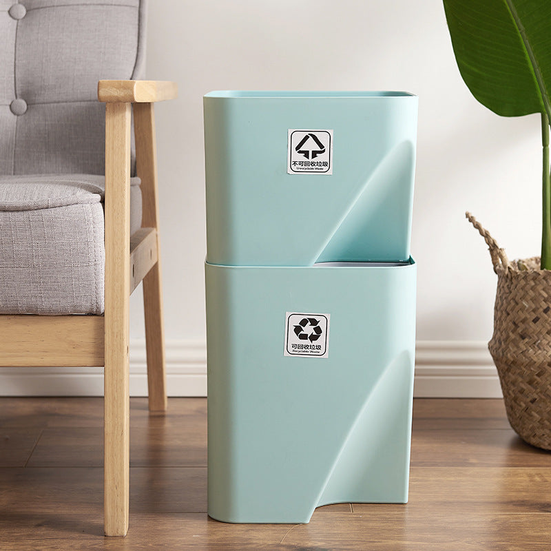 EcoSort Bin - Dry-Wet Separate Trash Can