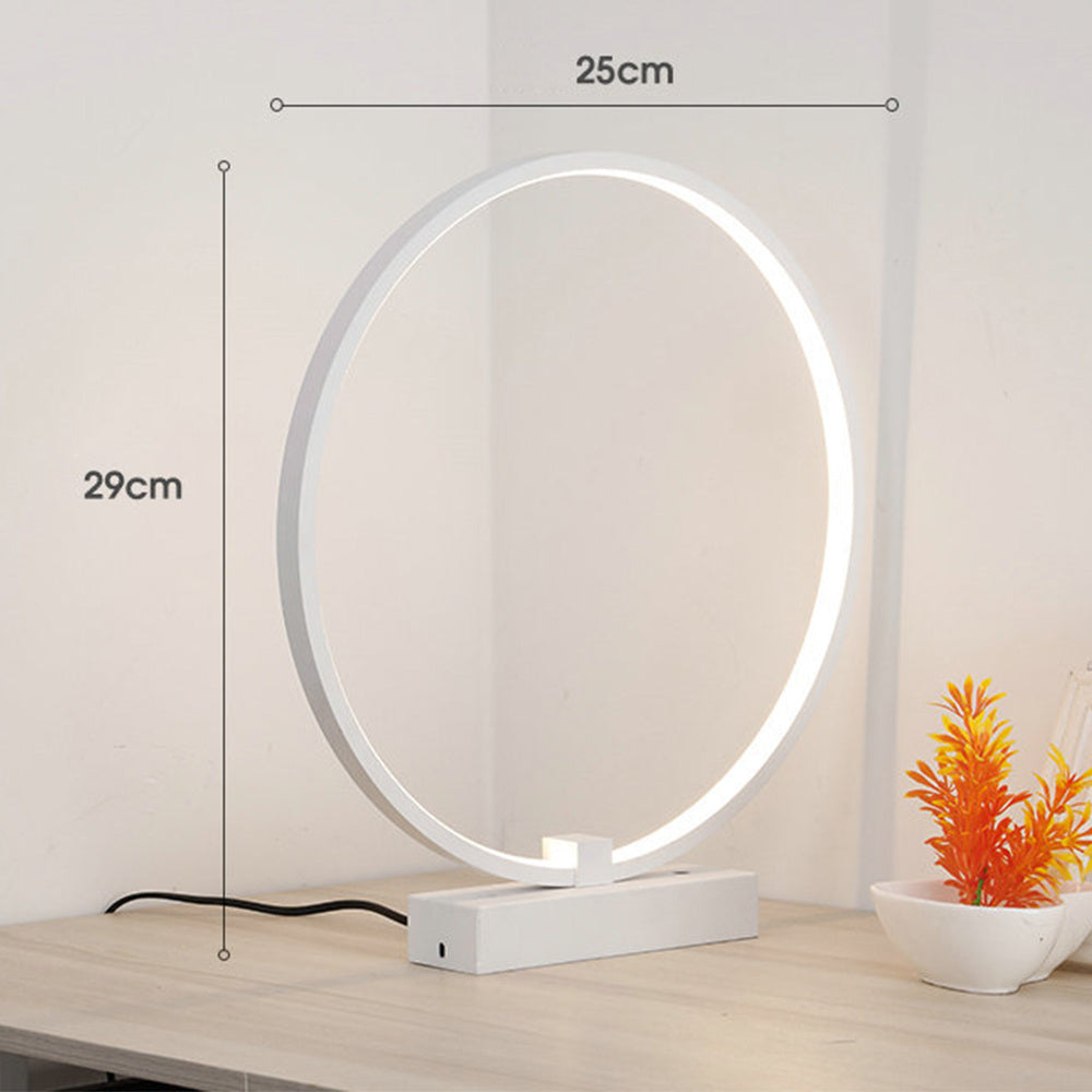 AuraCircle Lamp - Modern LED Desk Light