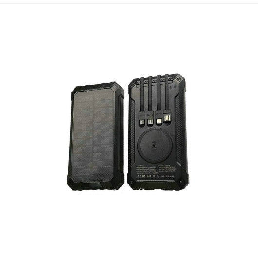 Solar Bank - Wireless Charger Solar Portable Power Source