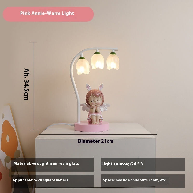 DreamLight - Angel-Themed Table Lamp