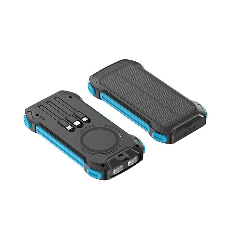 Solar Bank - Wireless Charger Solar Portable Power Source