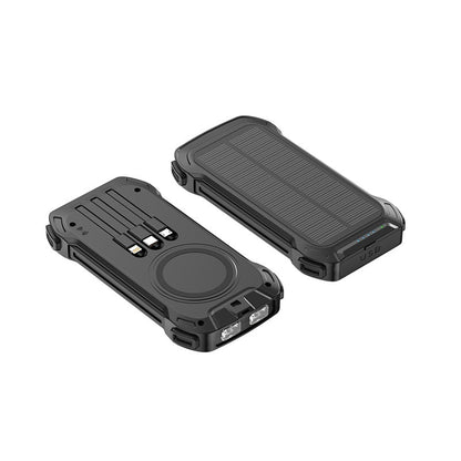 Solar Bank - Wireless Charger Solar Portable Power Source