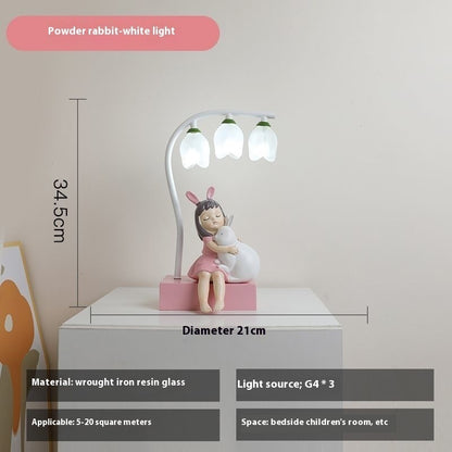 DreamLight - Angel-Themed Table Lamp
