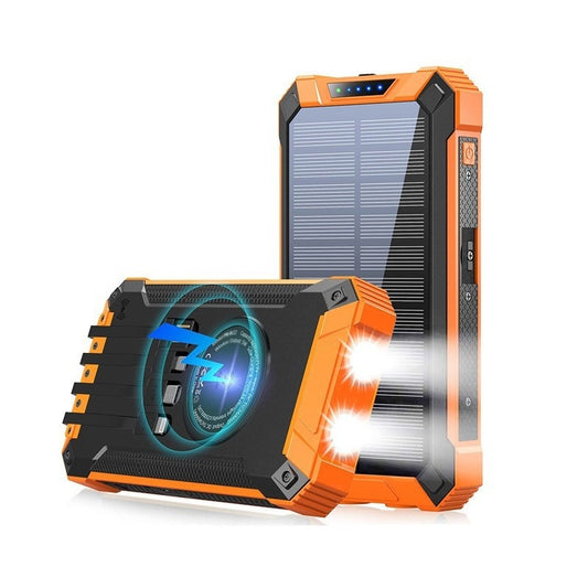 Solar Bank - Wireless Charger Solar Portable Power Source