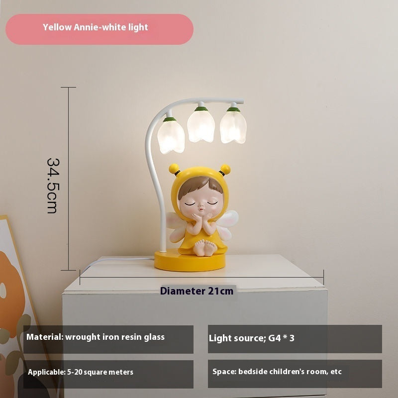 DreamLight - Angel-Themed Table Lamp