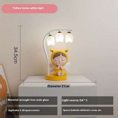 DreamLight - Angel-Themed Table Lamp