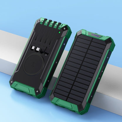 Solar Bank - Wireless Charger Solar Portable Power Source